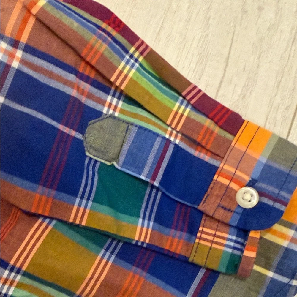 Ralph Lauren Kids Colorful Plaid Button Down Shirt